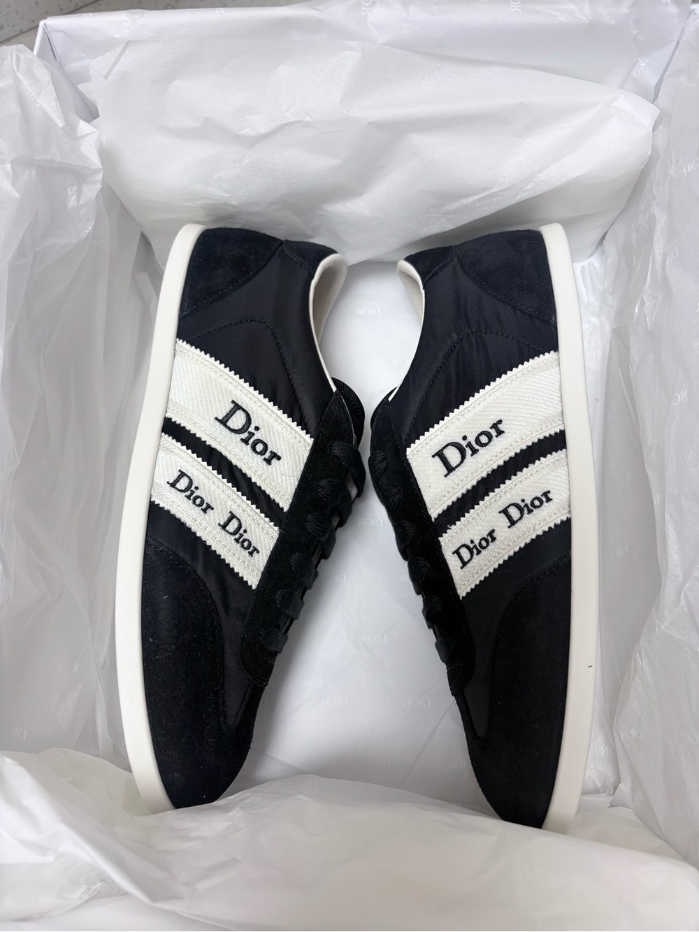 Dior Ribbon Sneaker
Black Suede